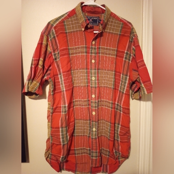 Ralph Lauren Sport Other - Ralph Lauren Sport men's short sleeve button down plaid shirt